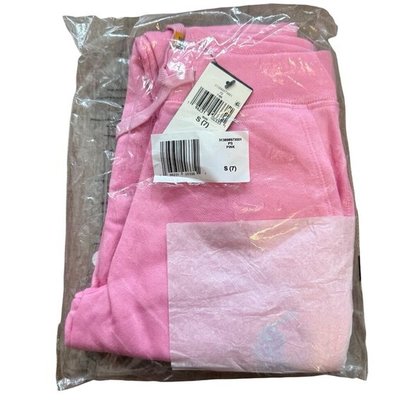 Polo Ralph Lauren Pink Fleece Jogger Pants - Size 7 NWT - Picture 6 of 6